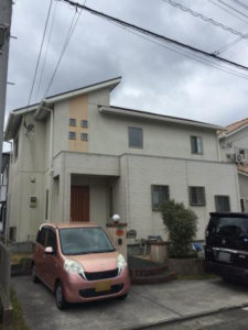 外壁塗装　屋根塗装　専門店スターペイント　福岡　塗装前写真