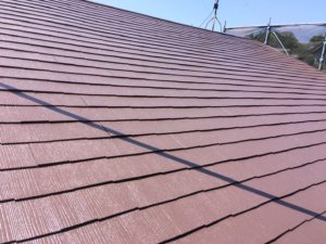 スターペイント　屋根塗装　上塗り　福岡