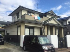 福岡県　古賀市　外壁塗装　屋根塗装　防水工事専門店　スターペイント　施工前写真　