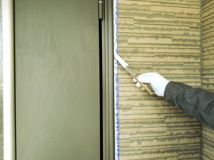 福岡　塗装工事　シーリング打ち換え　サッシ廻り　縦目地　横目地　帯上
