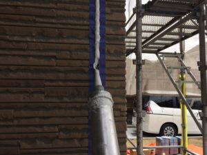 福岡　塗装工事　シーリング打ち換え　サッシ廻り　縦目地　横目地　帯上
