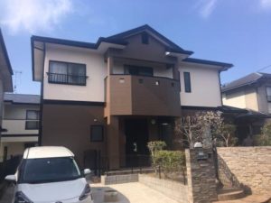 施工事例/外壁塗装/屋根塗装/雨漏り専門店　福岡市　スターペイント　20190321