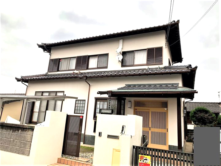 外壁の老朽も今回の工事で、艶やかな感じに仕上がり、検査合格です。