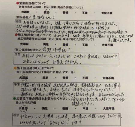 外壁塗装　屋根塗装　東大阪
