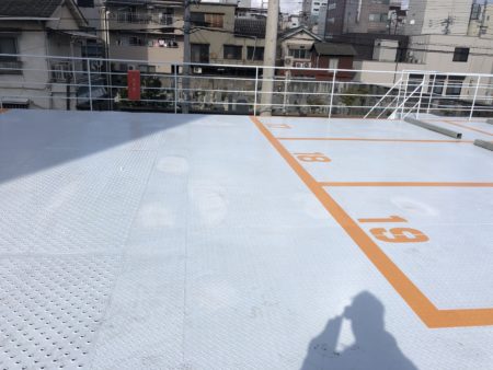 立体駐車場が綺麗に生まれ変わりました！　外壁塗装/屋根塗装/雨漏り専門店　スターペイント松山西ショールーム　2020/2/4