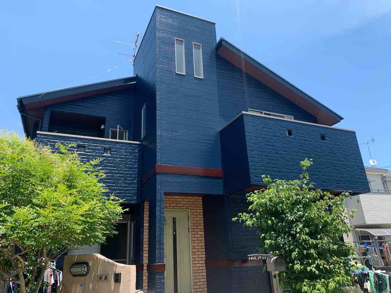福岡市　新屋様邸　外壁塗装　屋根塗装　20200826