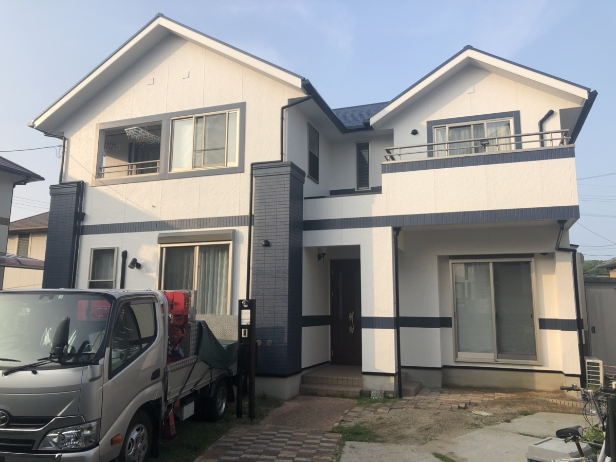 福岡市　匿名様邸　外壁塗装　屋根塗装　20200808