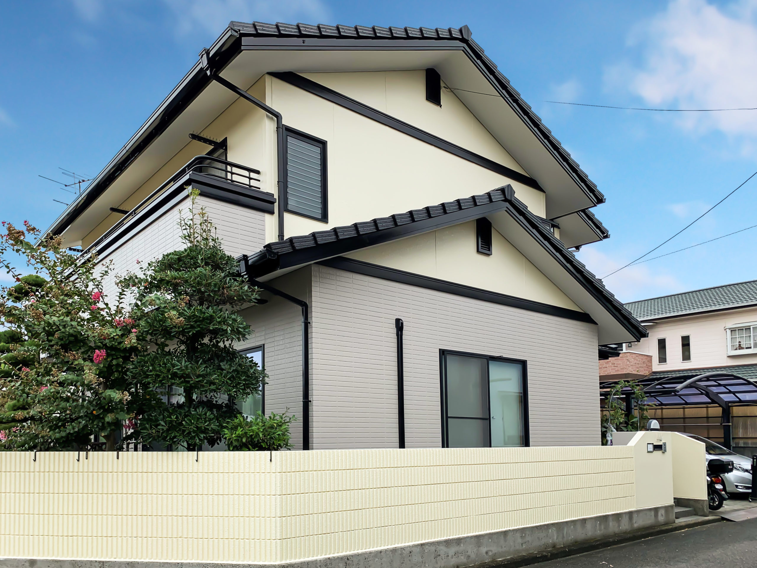 松山市　梶原様邸　外壁塗装　2020/9/26