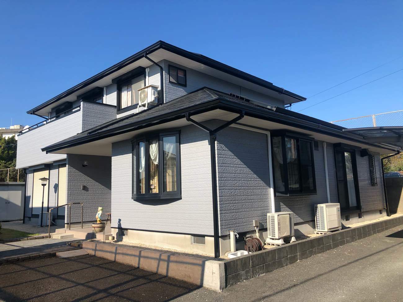 久留米市　N.T様邸　外壁塗装　ベランダ防水　20201107