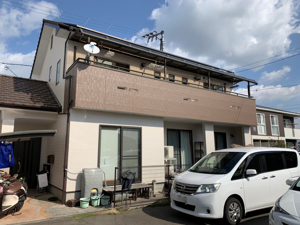 松山市　小田様邸　外壁塗装　2020/11/11