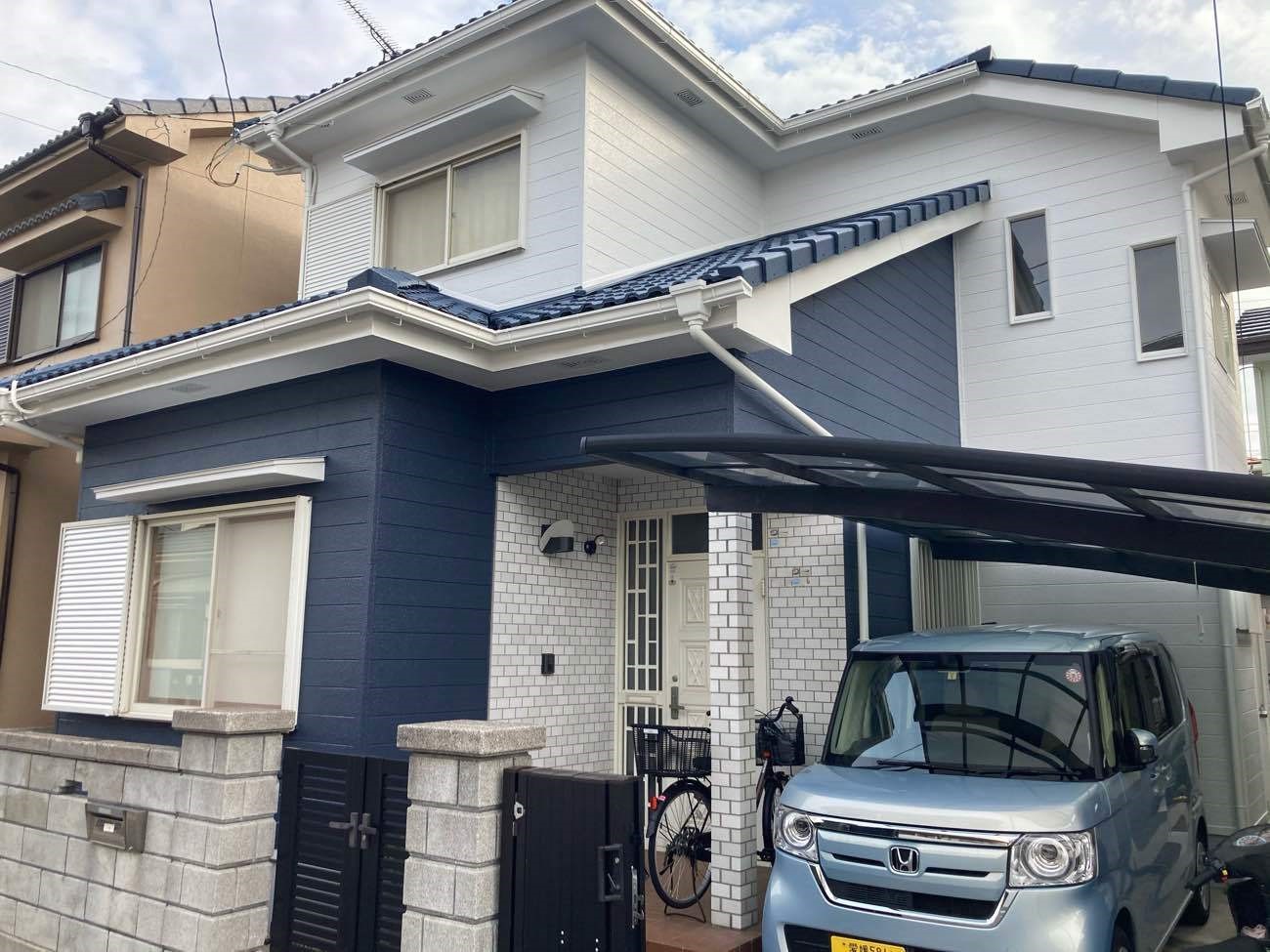 松山市　T.E様邸　外壁塗装/屋根塗装　2020/11/27