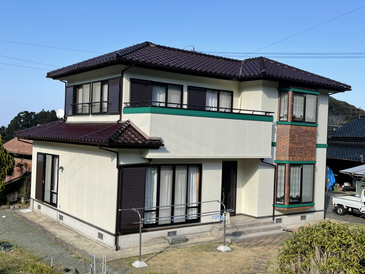糸島市　匿名様邸　外壁塗装　20210216