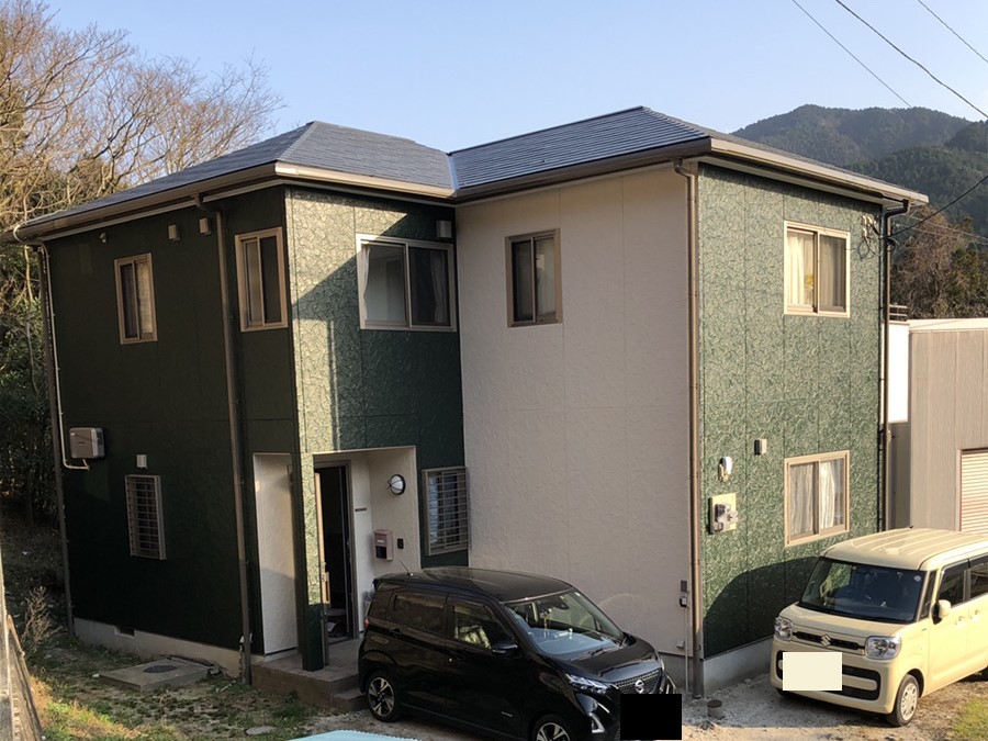 糸島市　岡松様邸　外壁塗装　屋根塗装　20210209