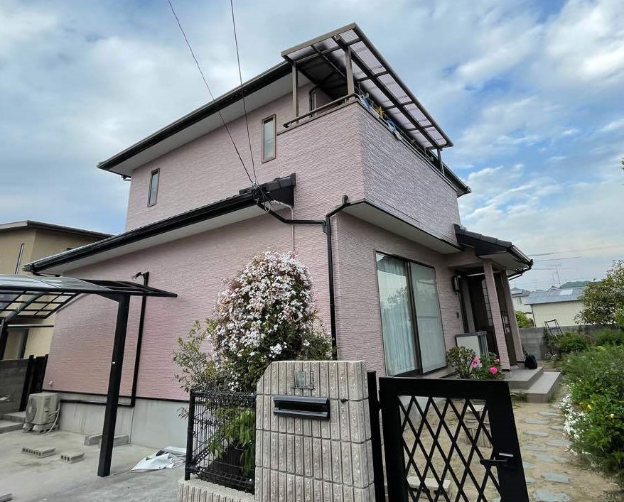 松山市　越智様邸　外壁塗装/屋根塗装　2021/4/25　