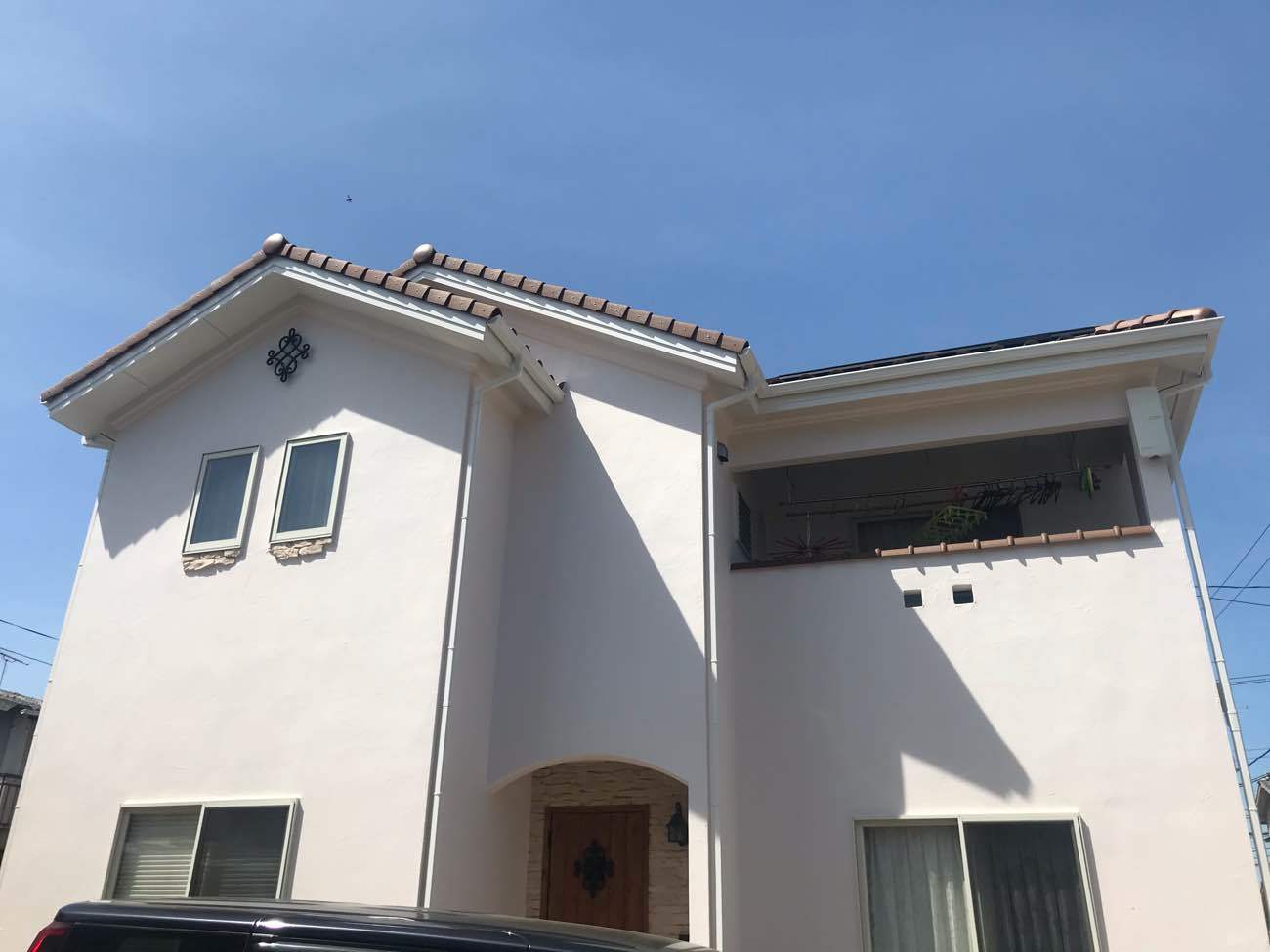 松山市　M.M様邸　外壁塗装工事　2021/4/27