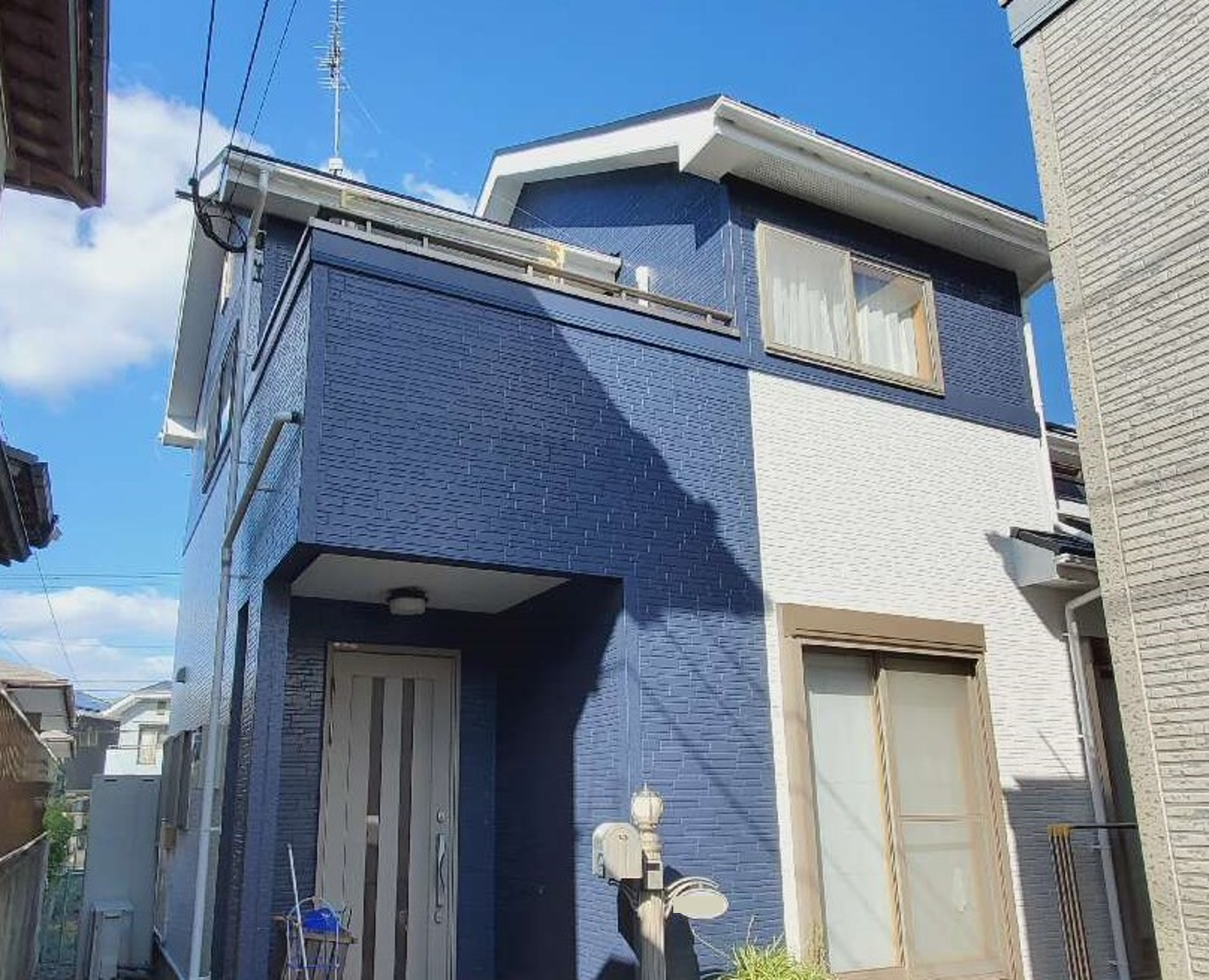 那珂川市　匿名希望様邸　外壁塗装工事　屋根葺き替え工事　20210407