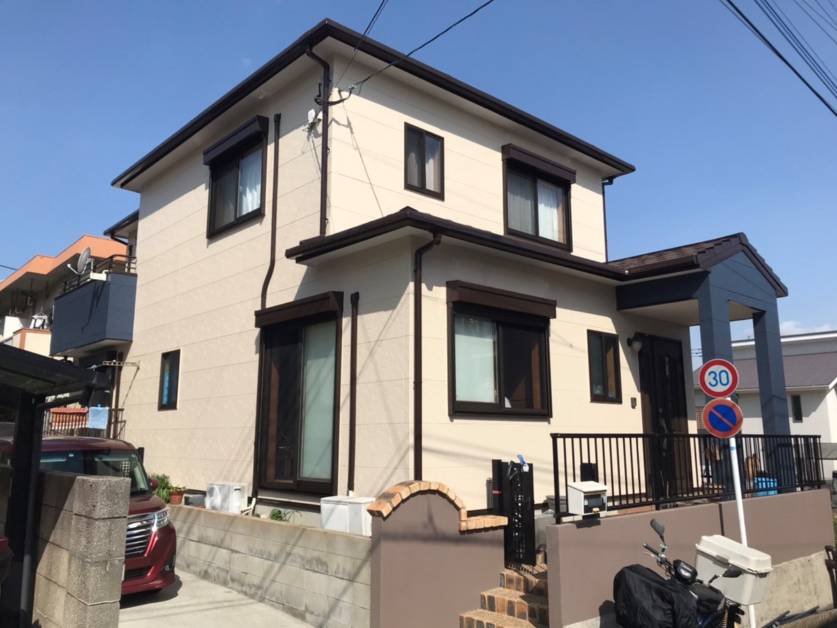 北九州市　匿名様邸　外壁塗装　20200418