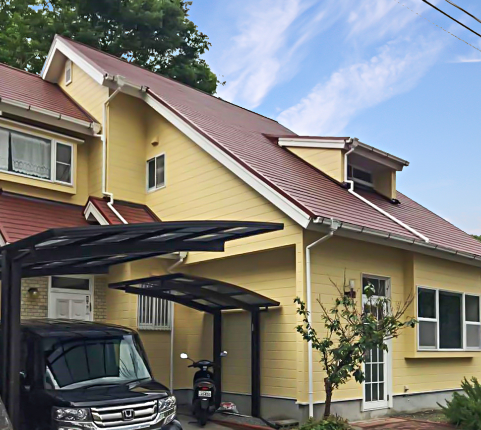 伊予郡砥部町　I.T様邸　外壁塗装/屋根葺き替え工事　2021/5/6