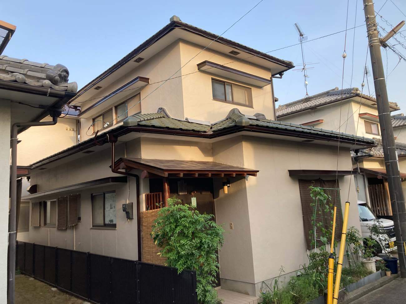 松山市　匿名様邸　屋根葺き替え工事　2021/5/14