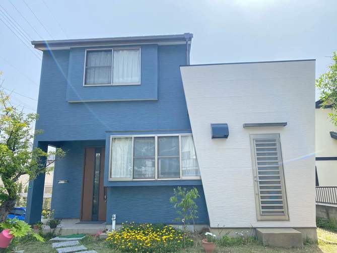 福岡市　中島様邸　外壁塗装　屋根塗装　ベランダ防水　20210512