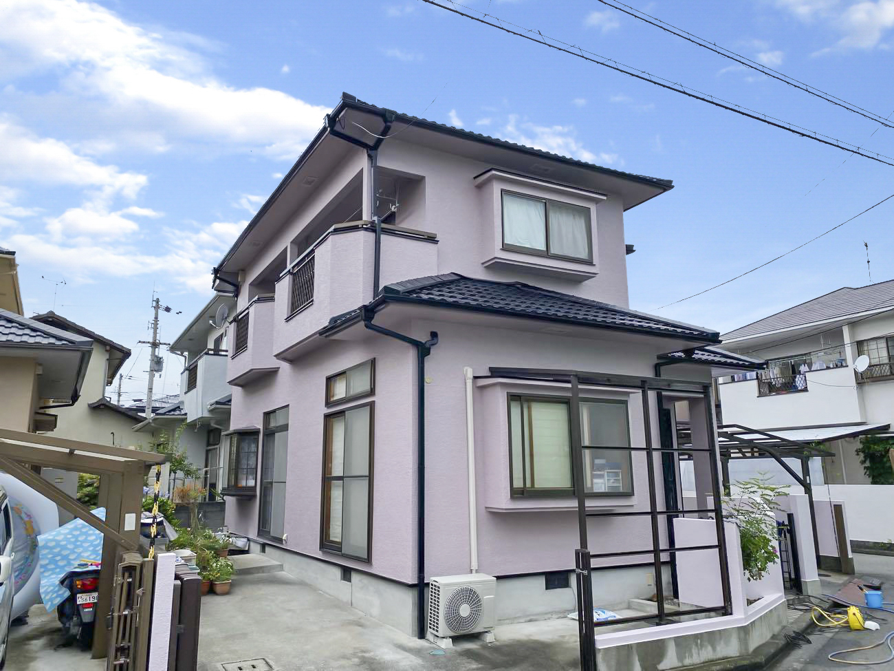 松山市　匿名様邸　外壁塗装/屋根塗装　2021/7/3