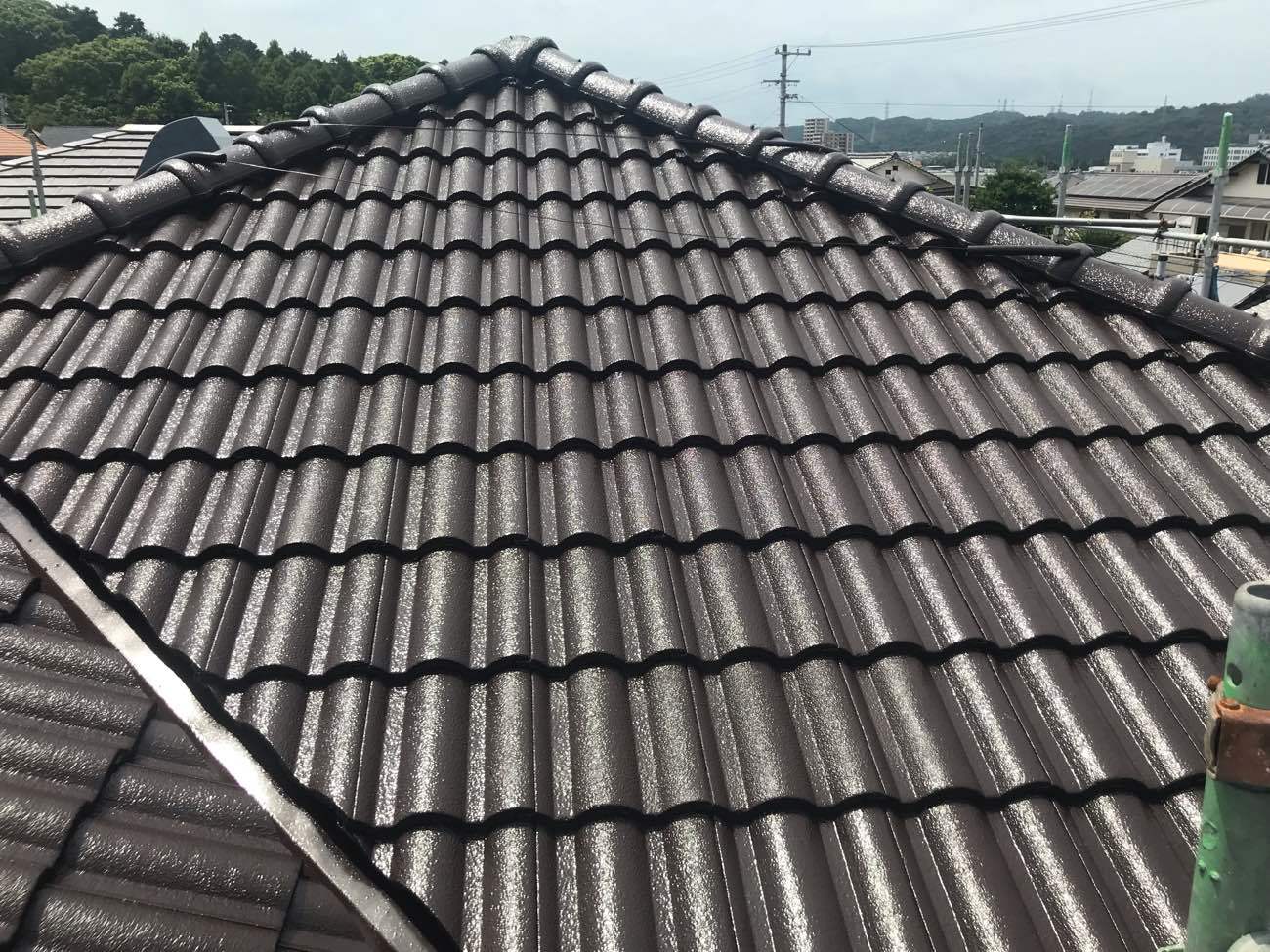 新居浜市　N.Y様邸　屋根塗装　2021/8/24