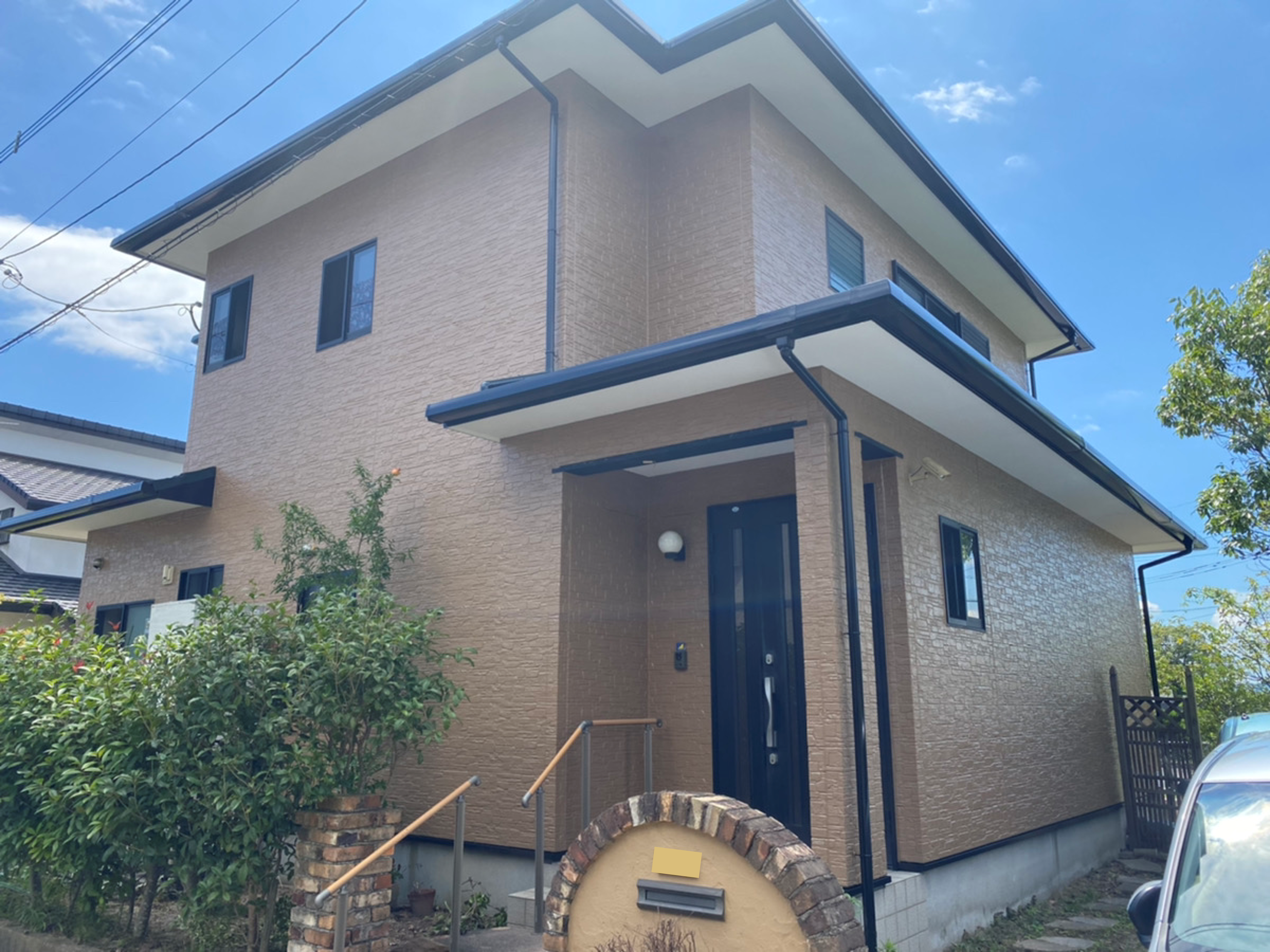 朝倉郡　M.N様邸　外壁塗装工事　屋根塗装工事　20210825