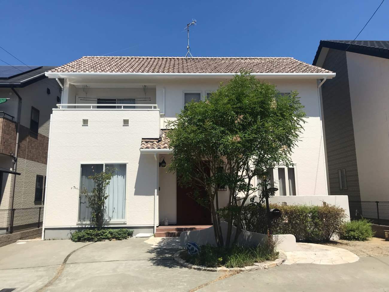 松山市　匿名様邸　外壁塗装　2021/9/3