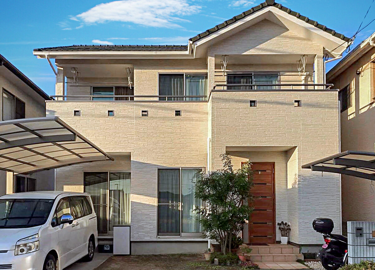 松山市　匿名様邸　外壁塗装　2021/11/1