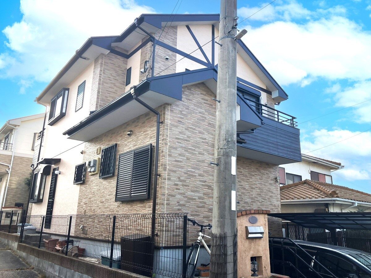 福岡市　H.K様邸　外壁塗装工事　屋根塗装工事　20230326