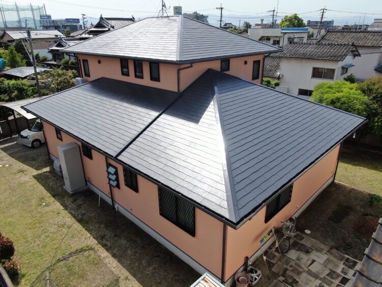 熊本市南区 F様邸 屋根塗装工事 20230424