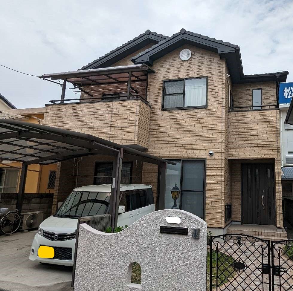 松山市　匿名様邸　外壁塗装　2023/6/26