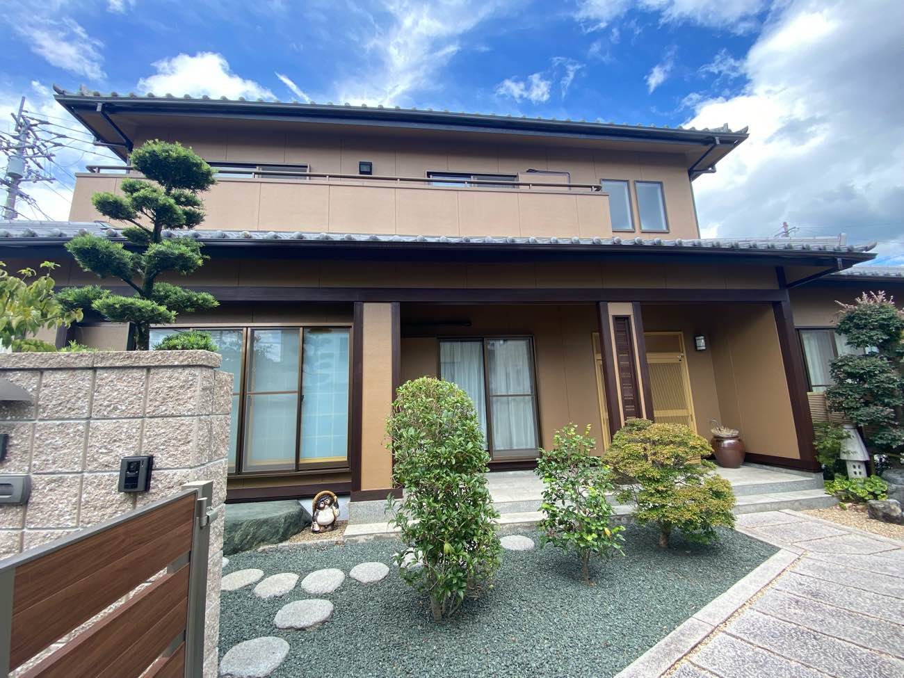 松山市　田中様邸　外壁塗装　2023/8/11