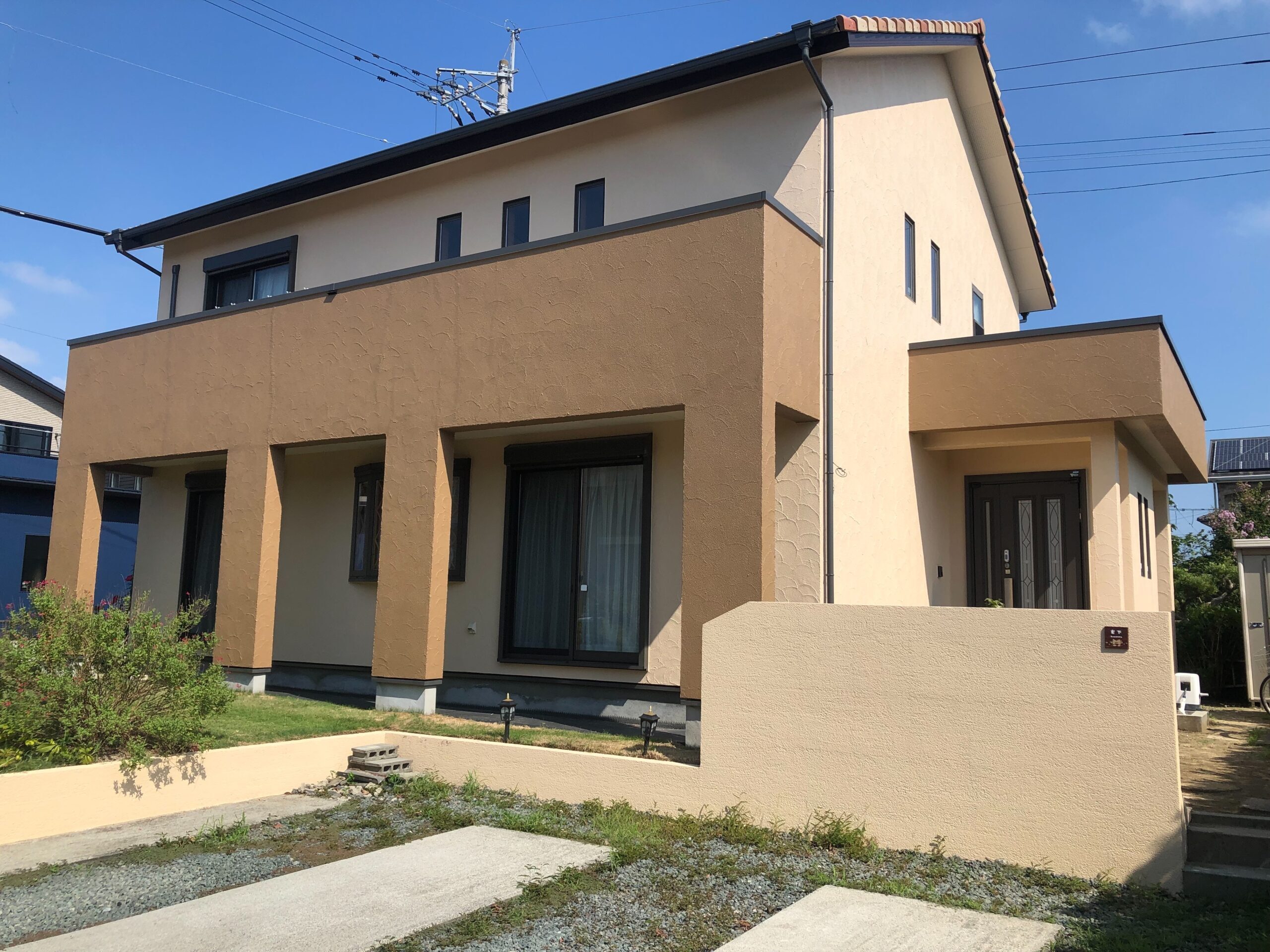 熊本市南区 I様邸 外壁塗装工事 20230804