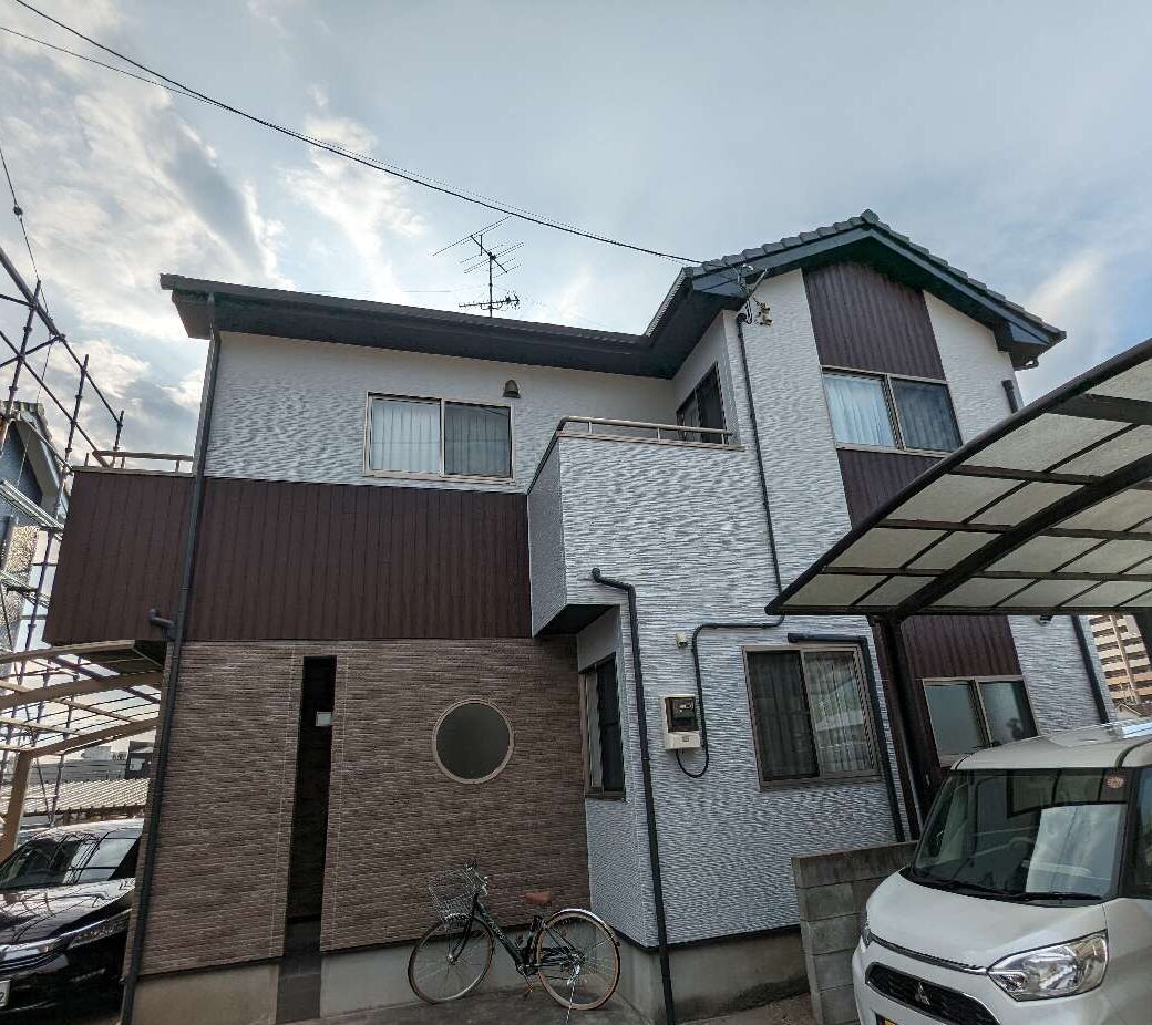 松山市　Y.S様邸　外壁塗装　2023/8/21