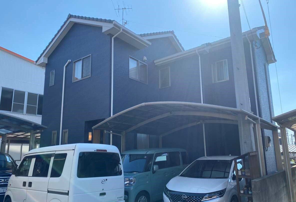 松山市　匿名様邸　外壁塗装　2023/9/4