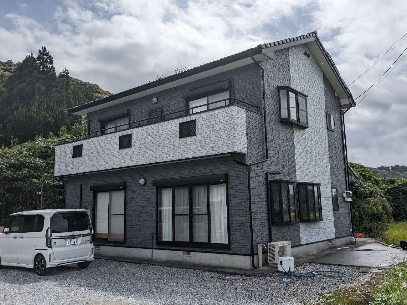 愛南町　薬師寺様邸　外壁塗装　2023/9/26