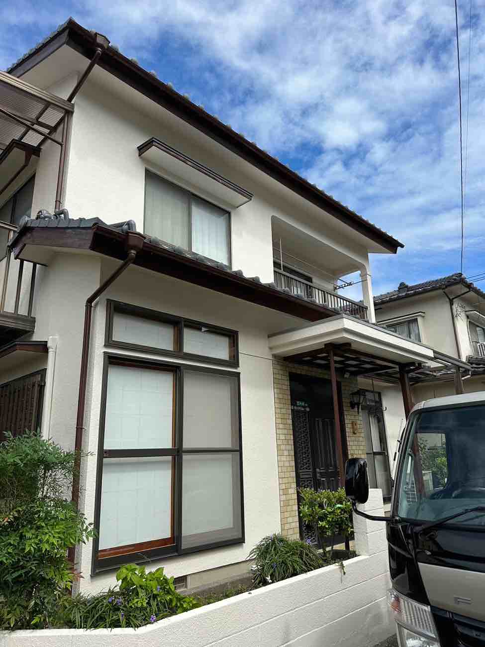 松山市　匿名様邸　外壁塗装　屋根塗装　2023/9/29