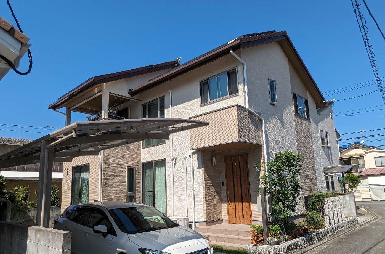 松山市　匿名様邸　外壁塗装　2023/9/29