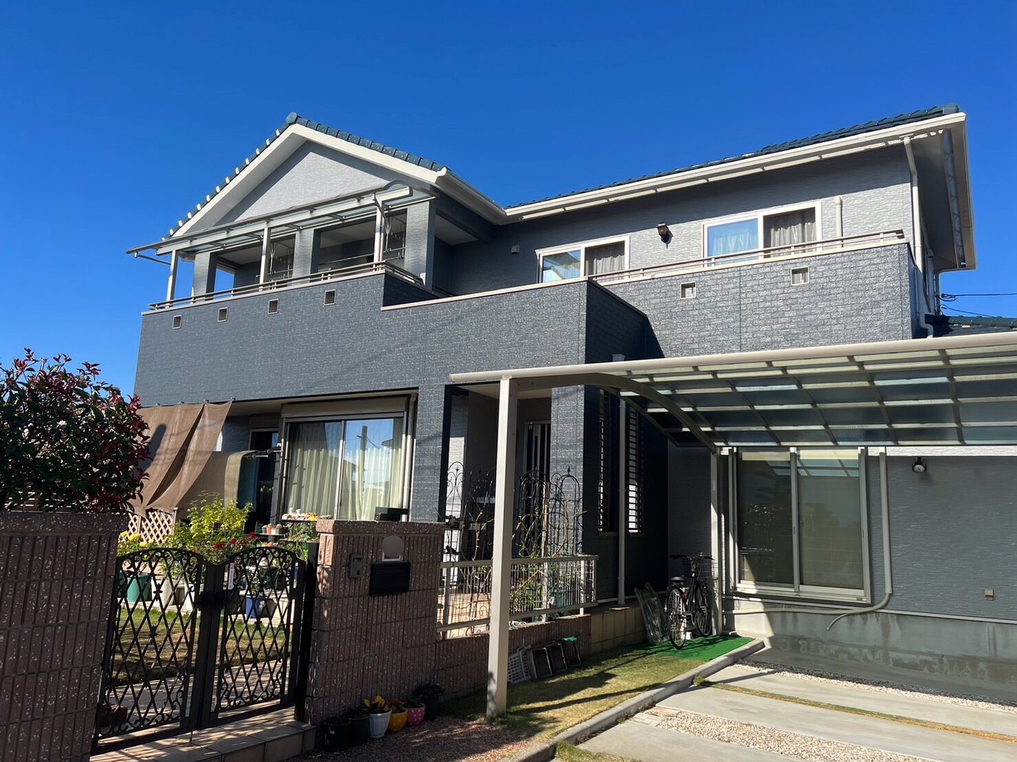 熊本市南区 M様邸 外壁塗装工事 20231204