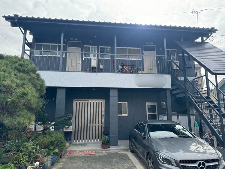 熊本市中央区 アパート 屋根塗装工事 外壁塗装工事 20231211