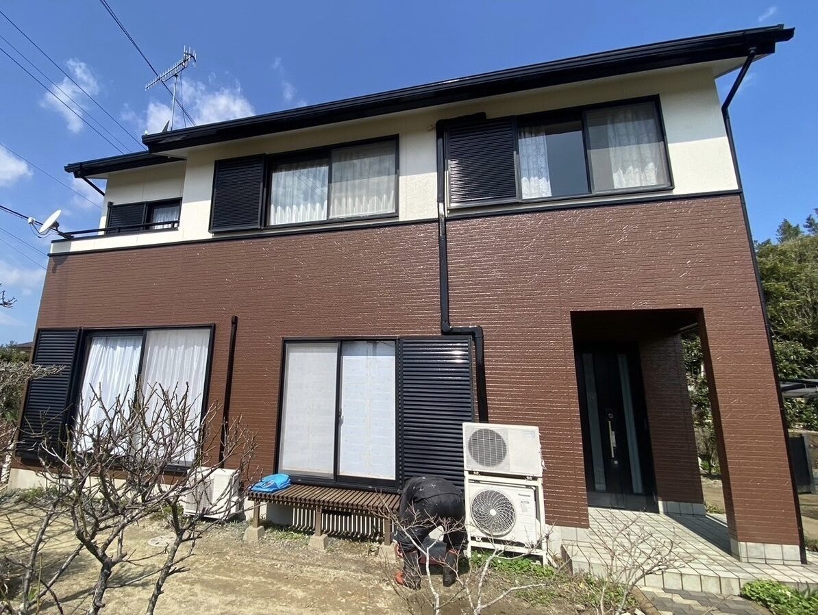 福岡市西区　M様邸　外壁塗装工事　築23年