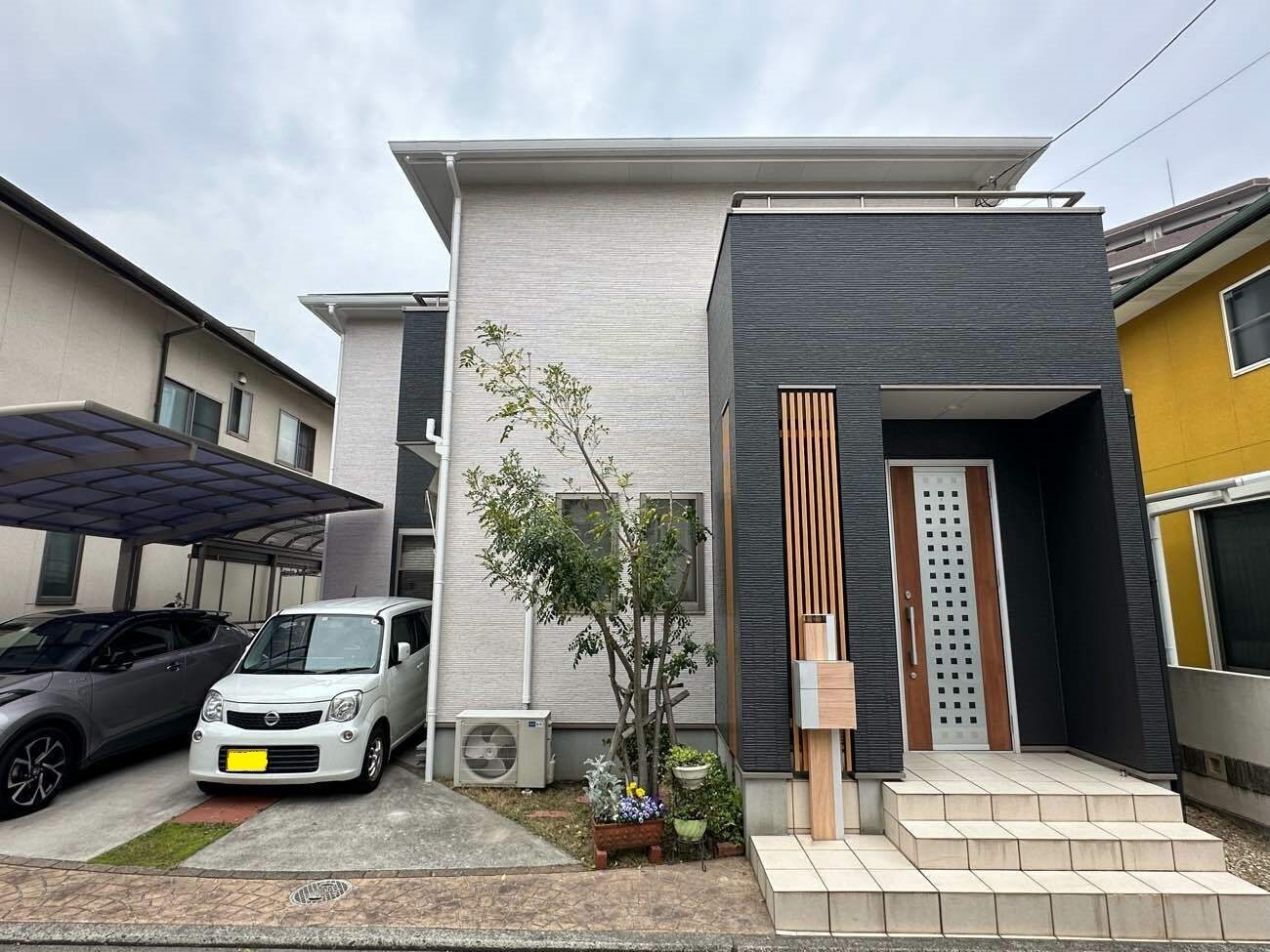 松山市　大和田様邸　外壁塗装　屋根塗装　2024/4/11