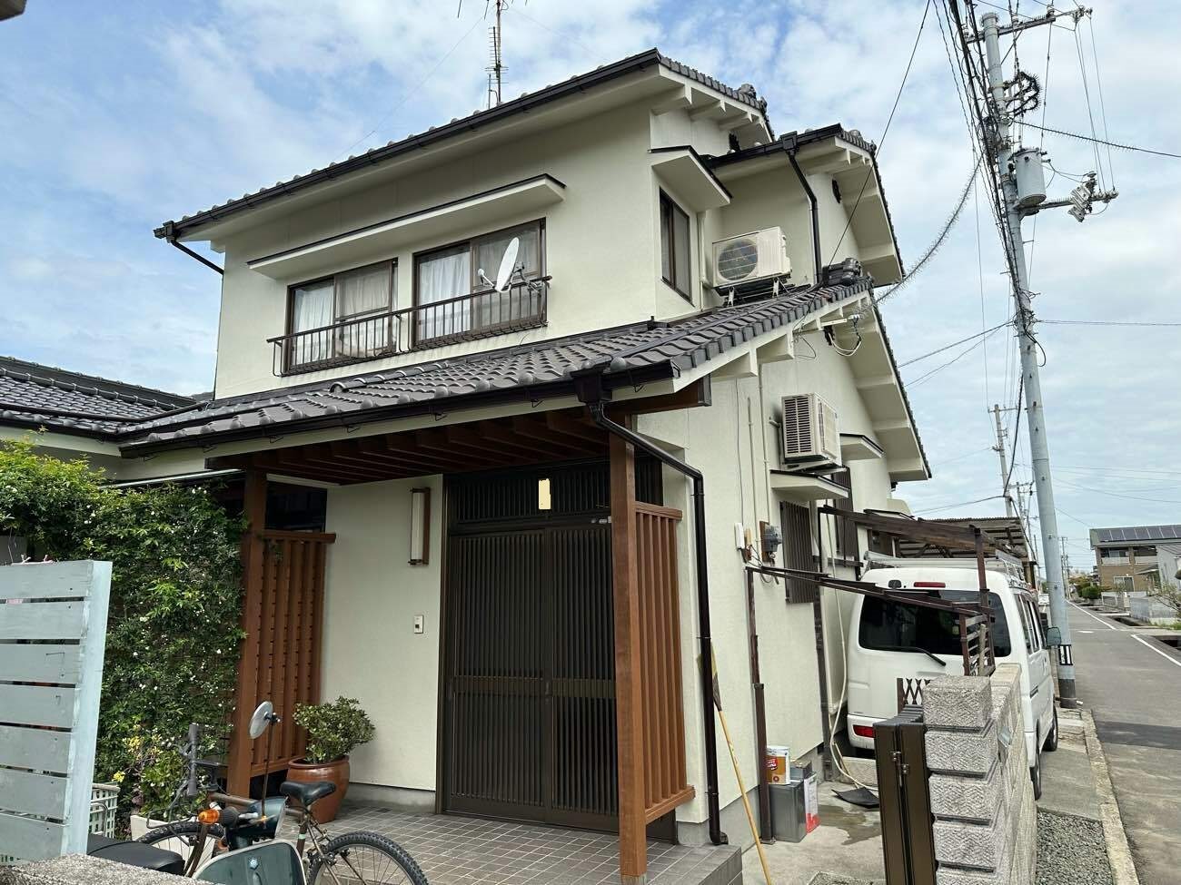 松前町　Y.S様邸　外壁塗装　2024/4/13