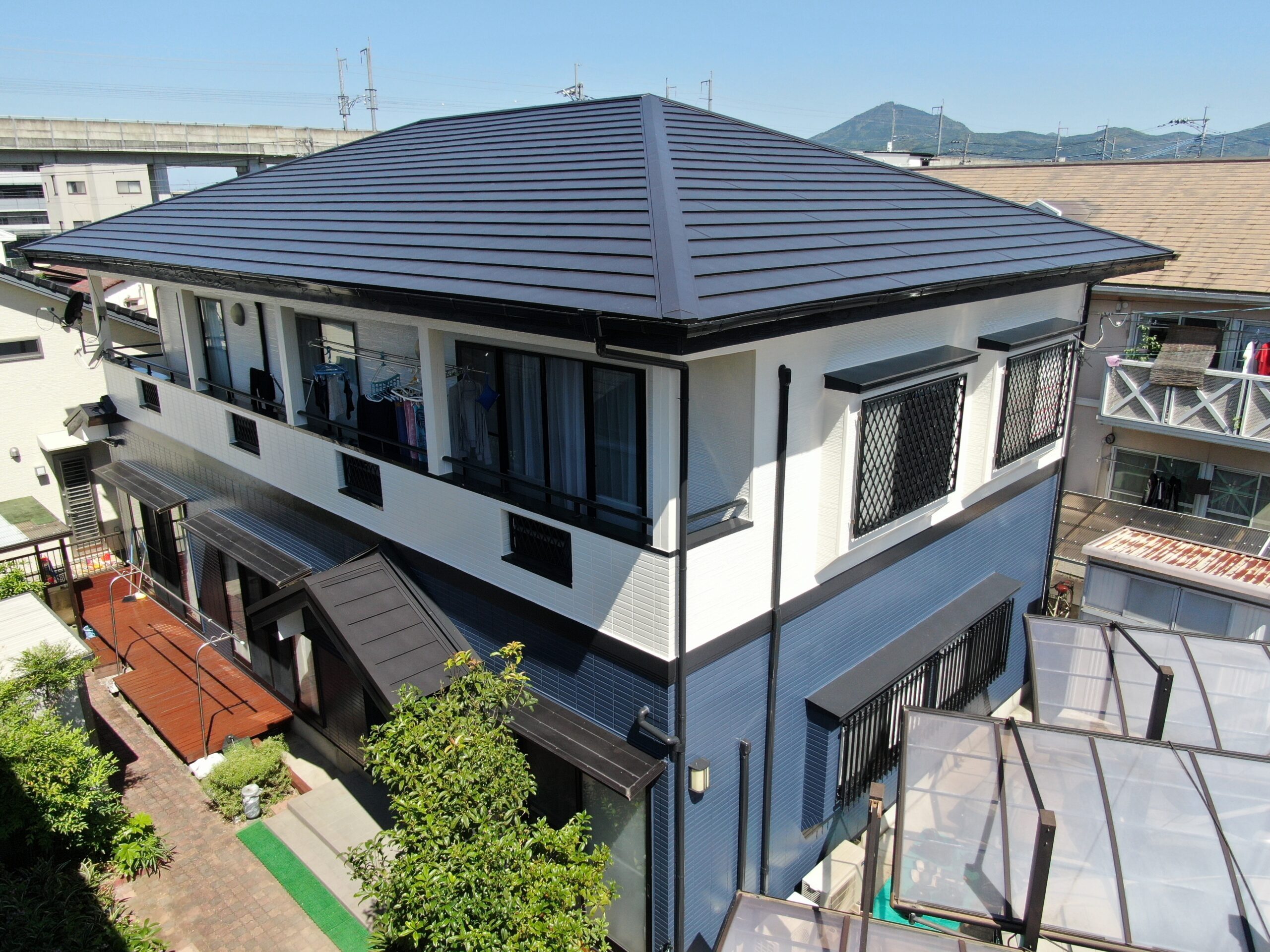 熊本市南区 N様邸 屋根葺き替え工事 外壁塗装工事 20240427