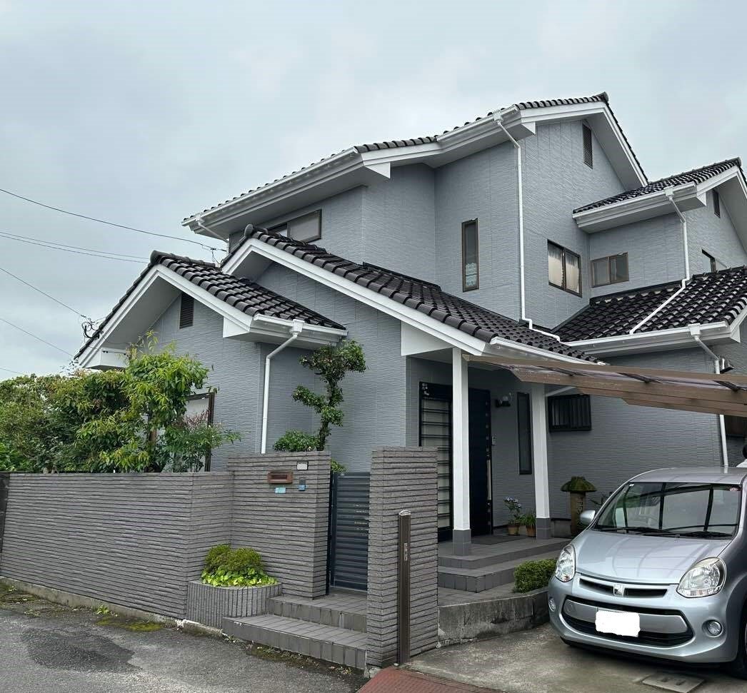 松山市　M.M様邸　外壁塗装　2024/6/27