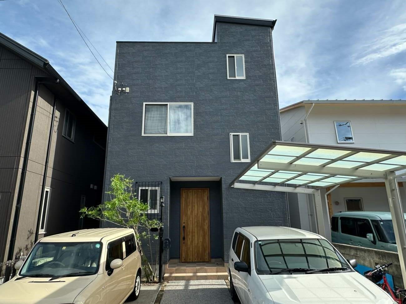 松山市　N.S様邸　外壁塗装　屋根塗装　2024/7/29