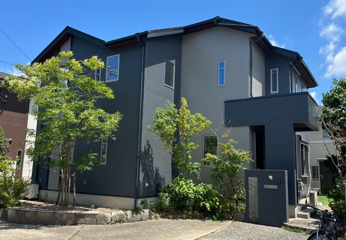 福岡市西区　廣田様　外壁塗装工事　屋根塗装工事　築10年