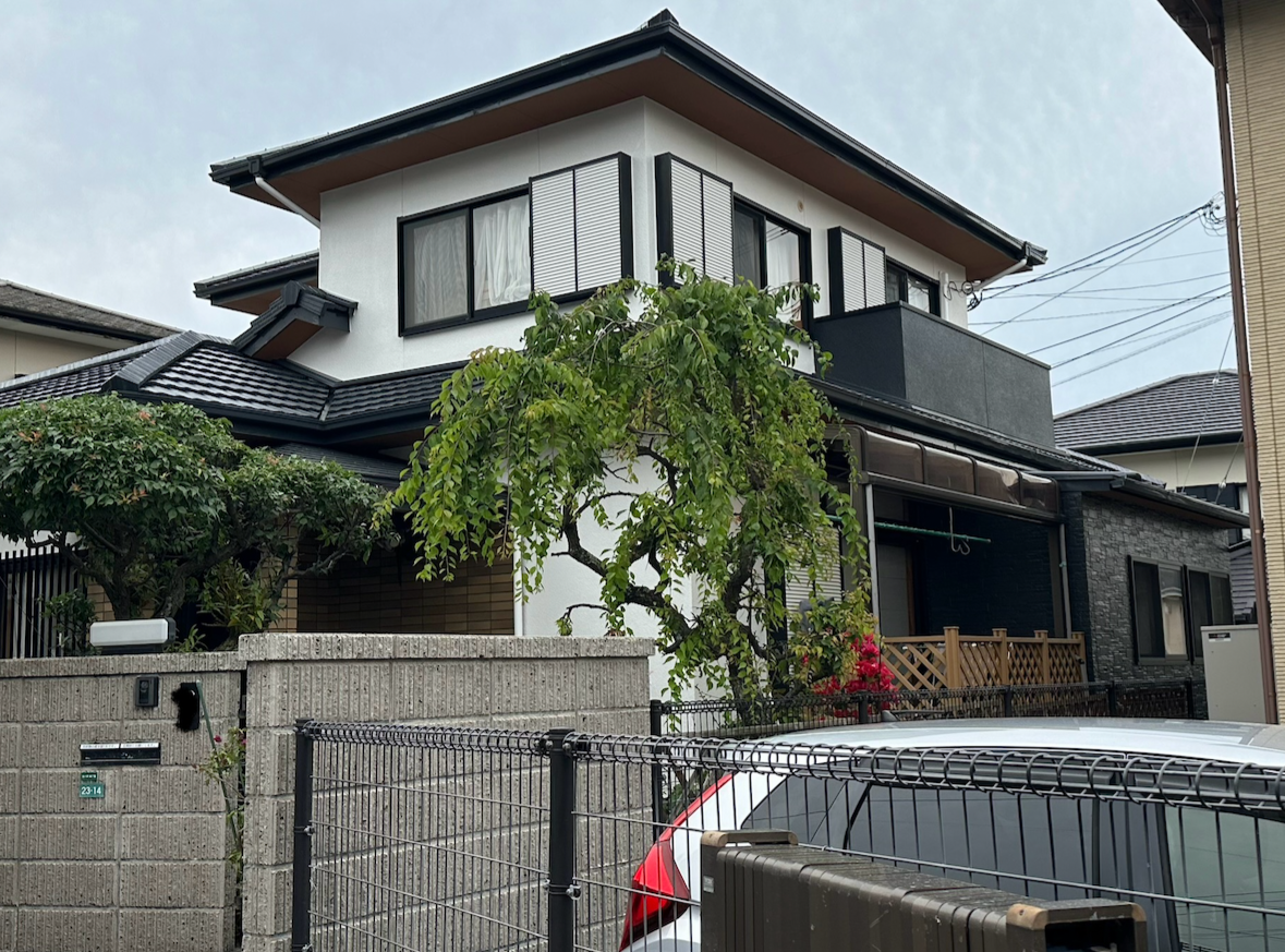 福岡市西区　T様　外壁塗装工事　屋根塗装工事　築26年