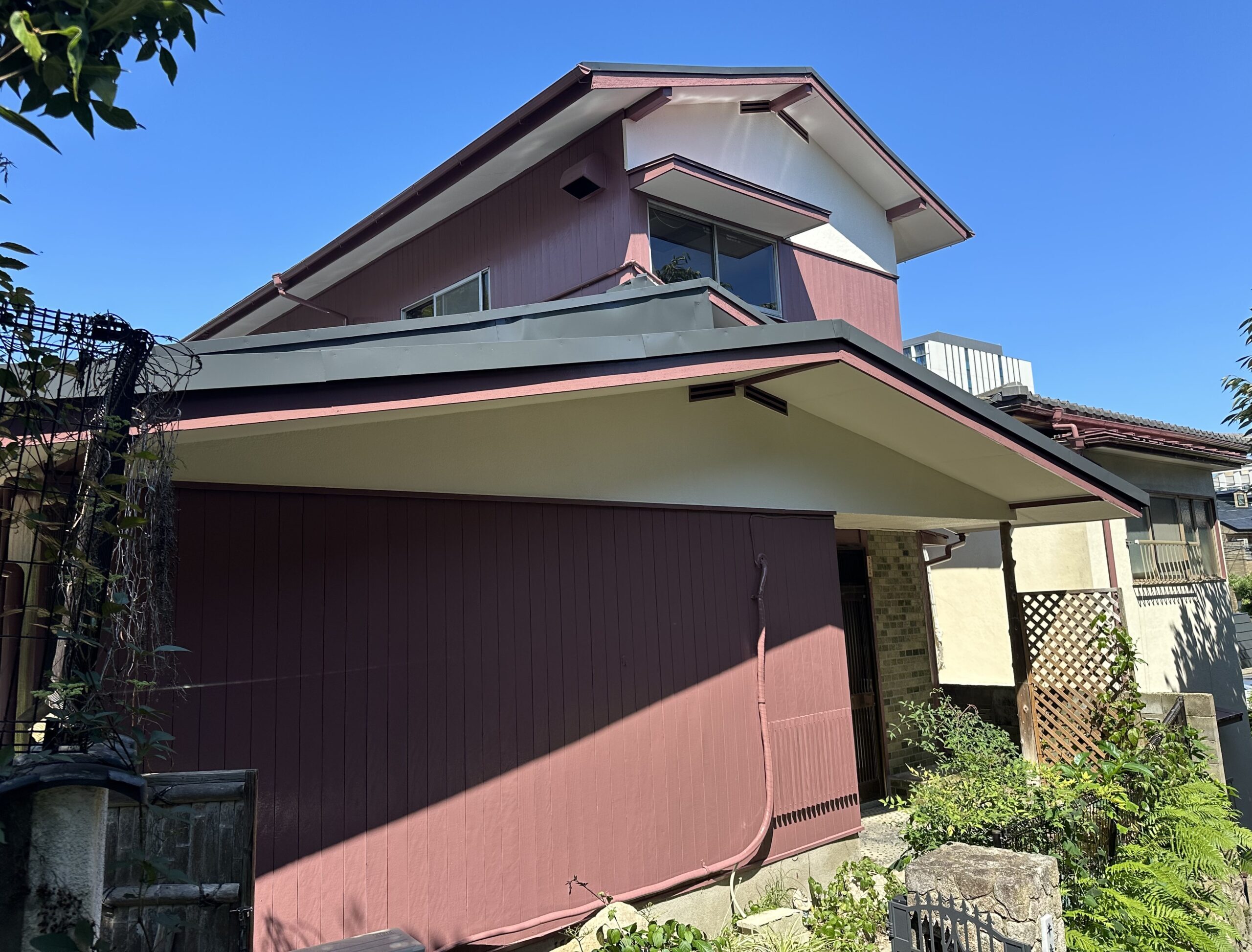 福岡市中央区　匿名様　外壁塗装工事　築53年